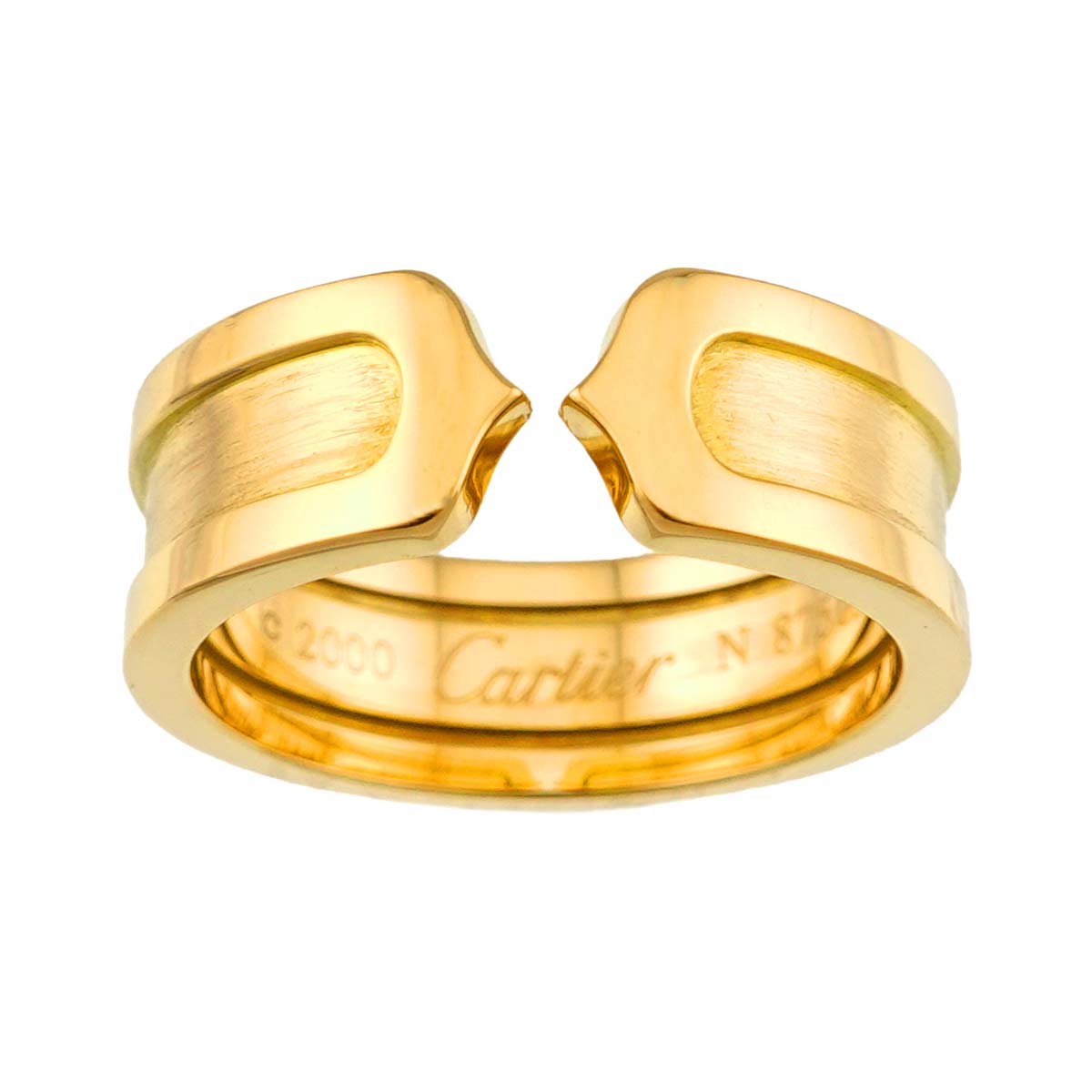 C2 Ring 18K YG 750 size51 5.25(US)