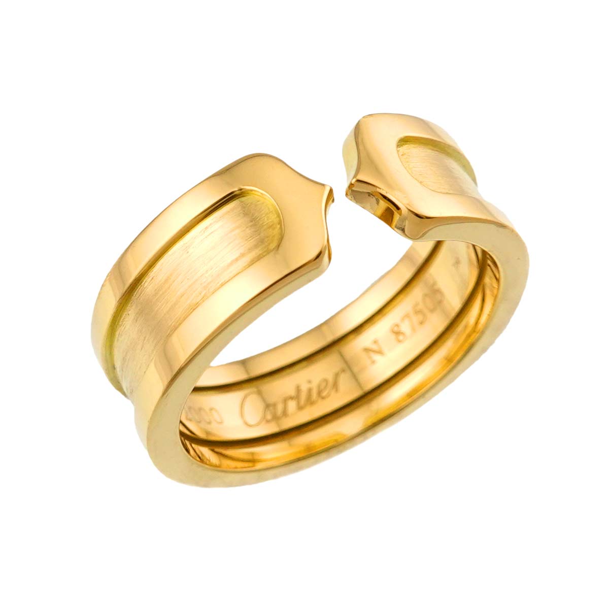 C2 Ring 18K YG 750 size51 5.25(US)