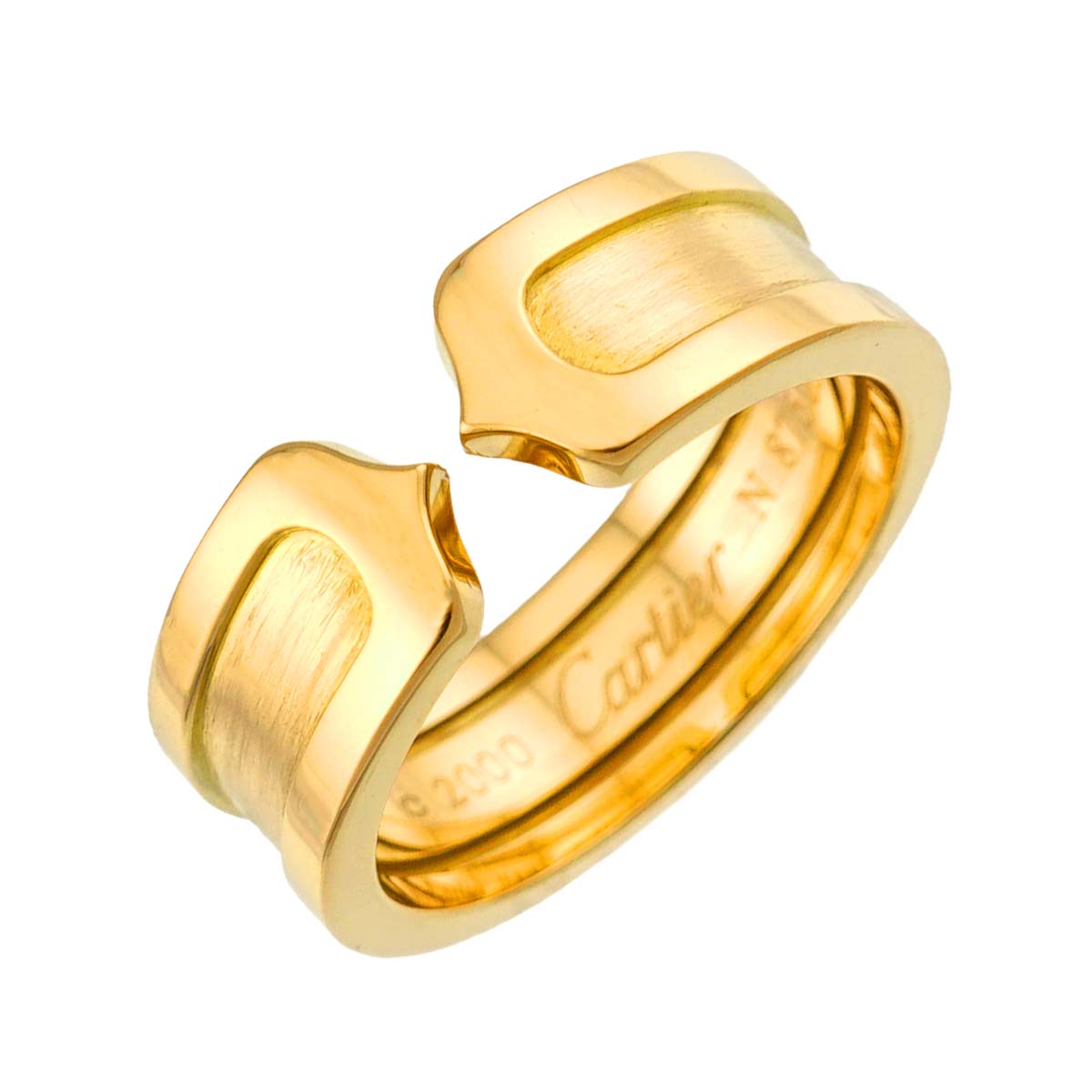 C2 Ring 18K YG 750 size51 5.25(US)