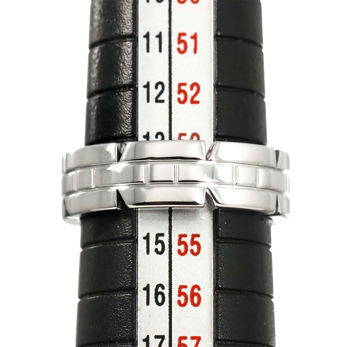 Tank Ring 18K White Gold 750 size54 6.25-6.5(US)