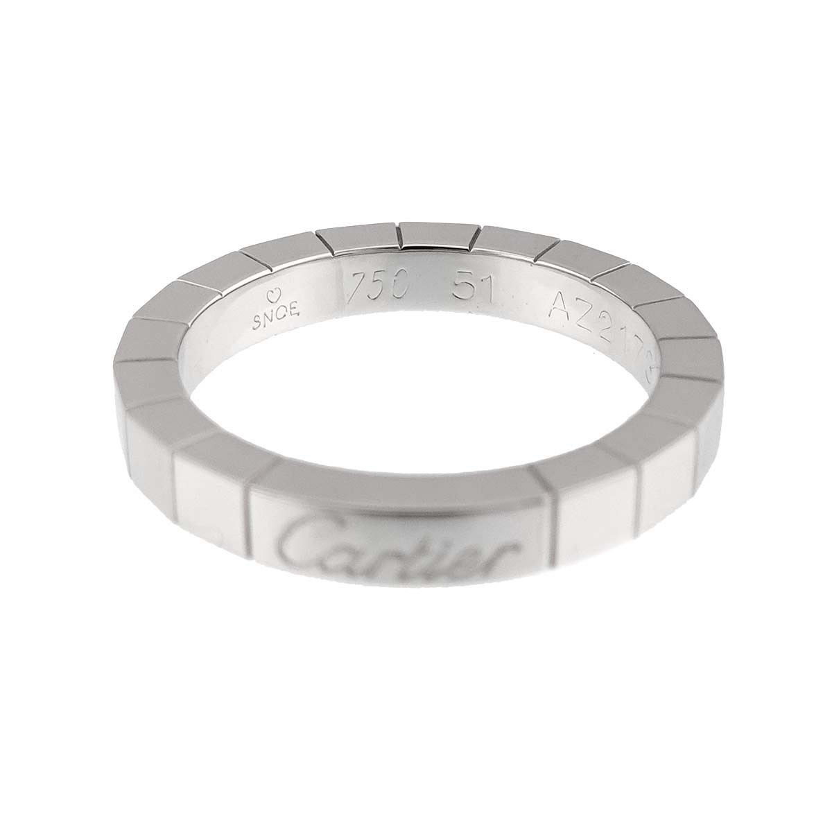 Laniere Ring 18K White Gold 750 Size51 5.5-5.75(US)
