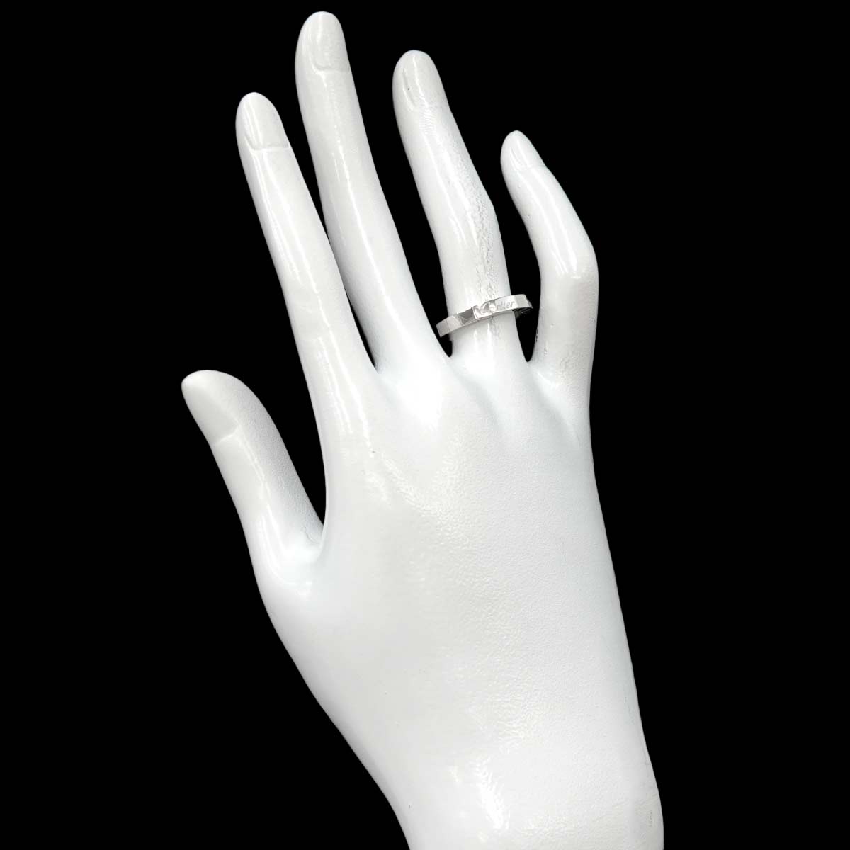 Laniere Ring 18K White Gold 750 Size51 5.5-5.75(US)