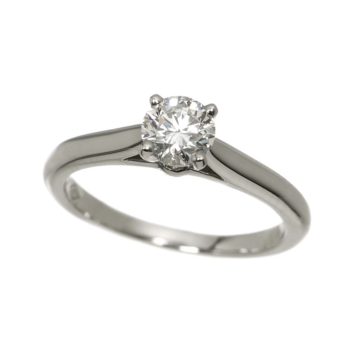 Diamond 0.36ct H/VVS1/3EX Ring Platinum Size45 3.25(US)