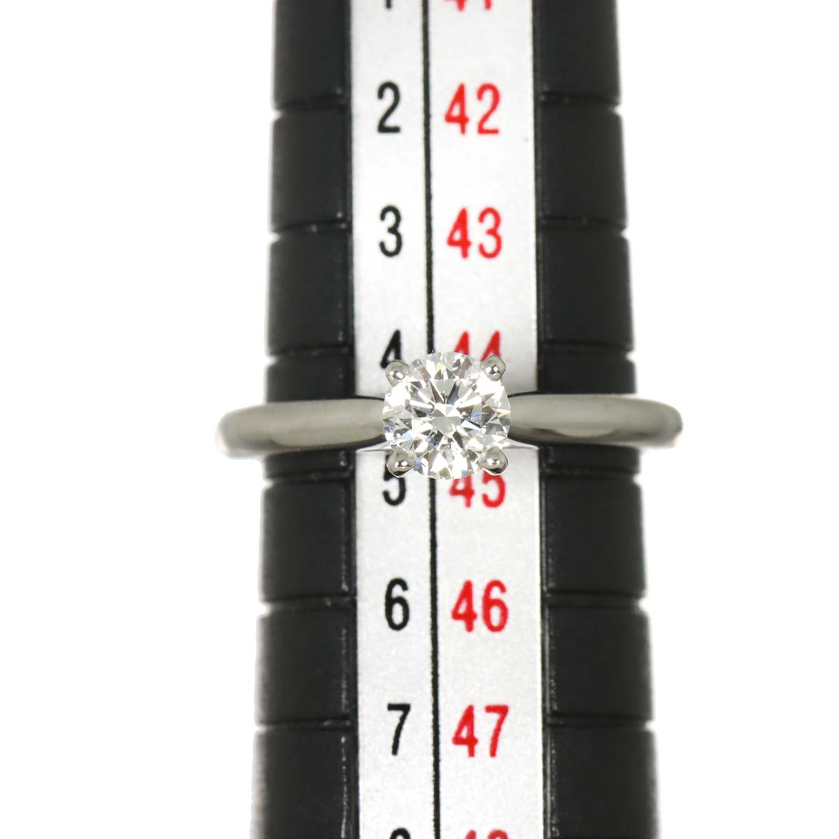 Diamond 0.36ct H/VVS1/3EX Ring Platinum Size45 3.25(US)