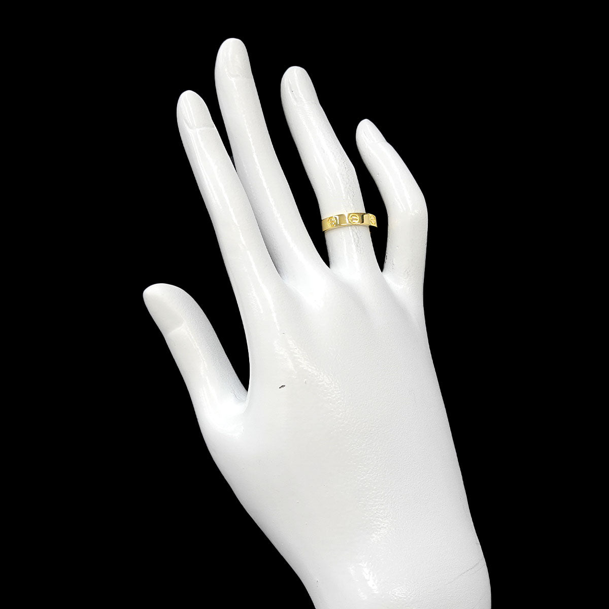 Mini Love Ring 18K Yellow Gold 750 size48 4.5(US)