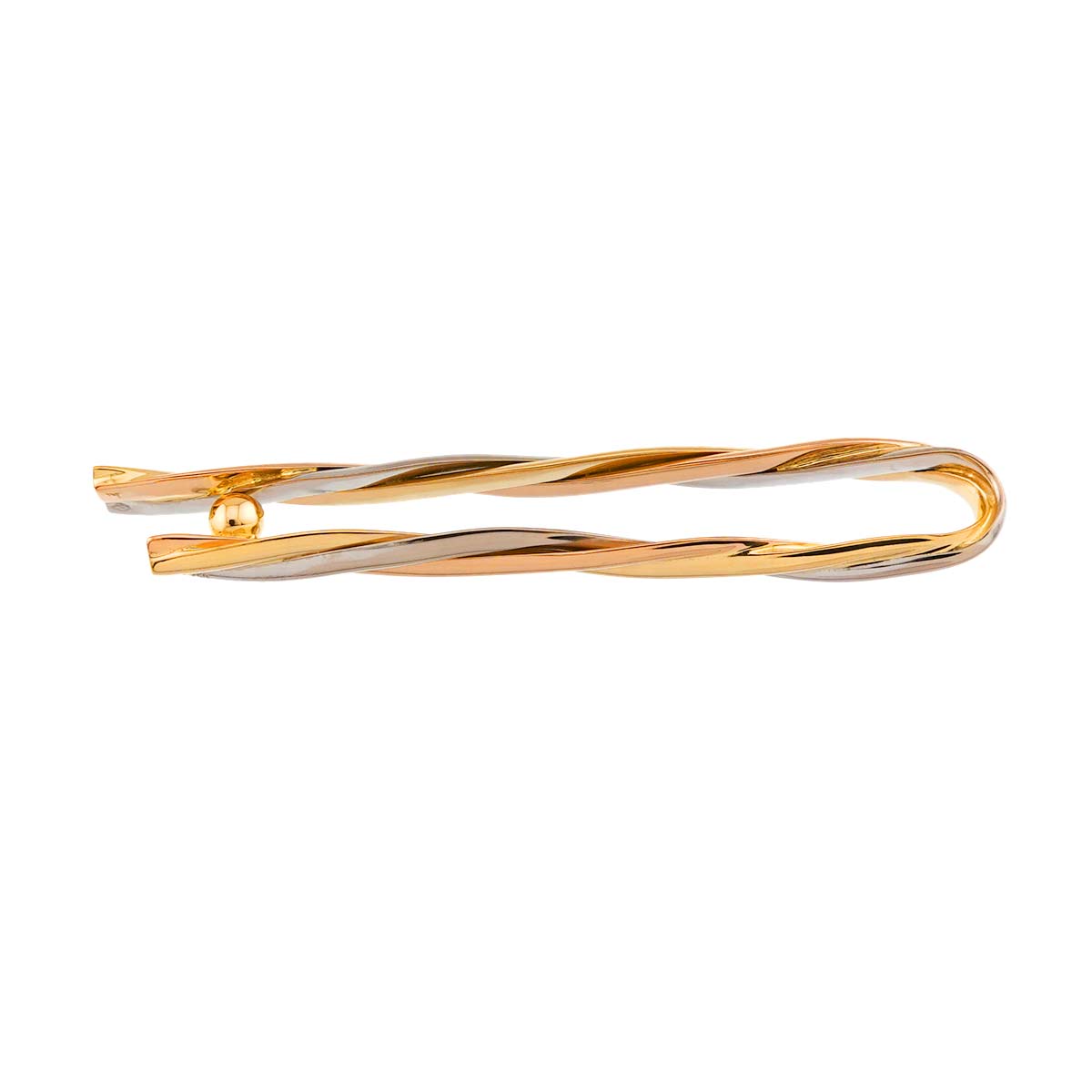 Trinity Tie Pin YG WG PG 750