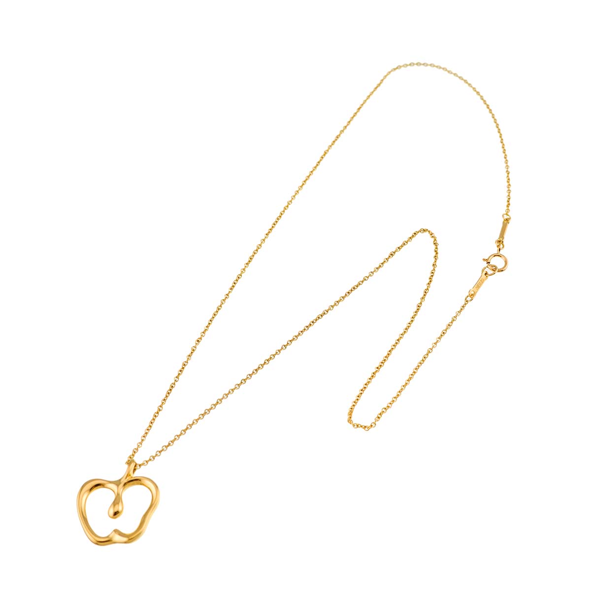 Apple Necklace 18K Yellow Gold 750