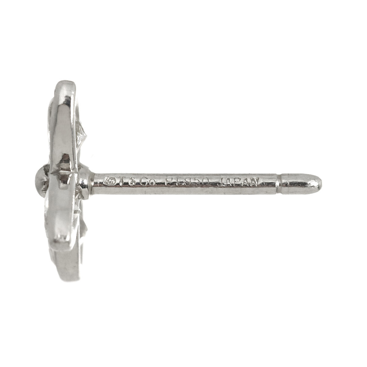 Victoria Diamond Small Earrings Pierced Pt Platinum