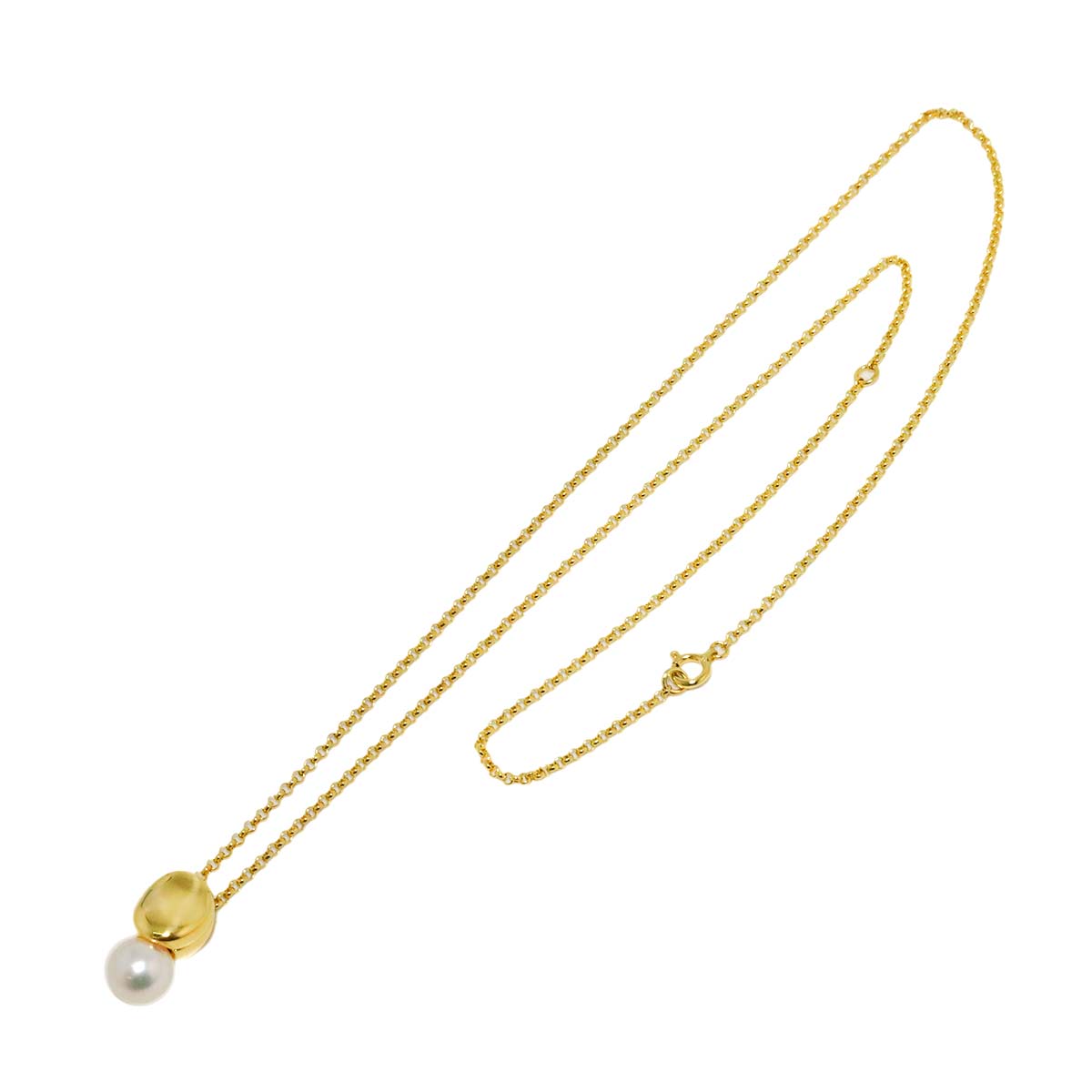 Akoya Pearl 7.5mm Necklace 18K YG 750