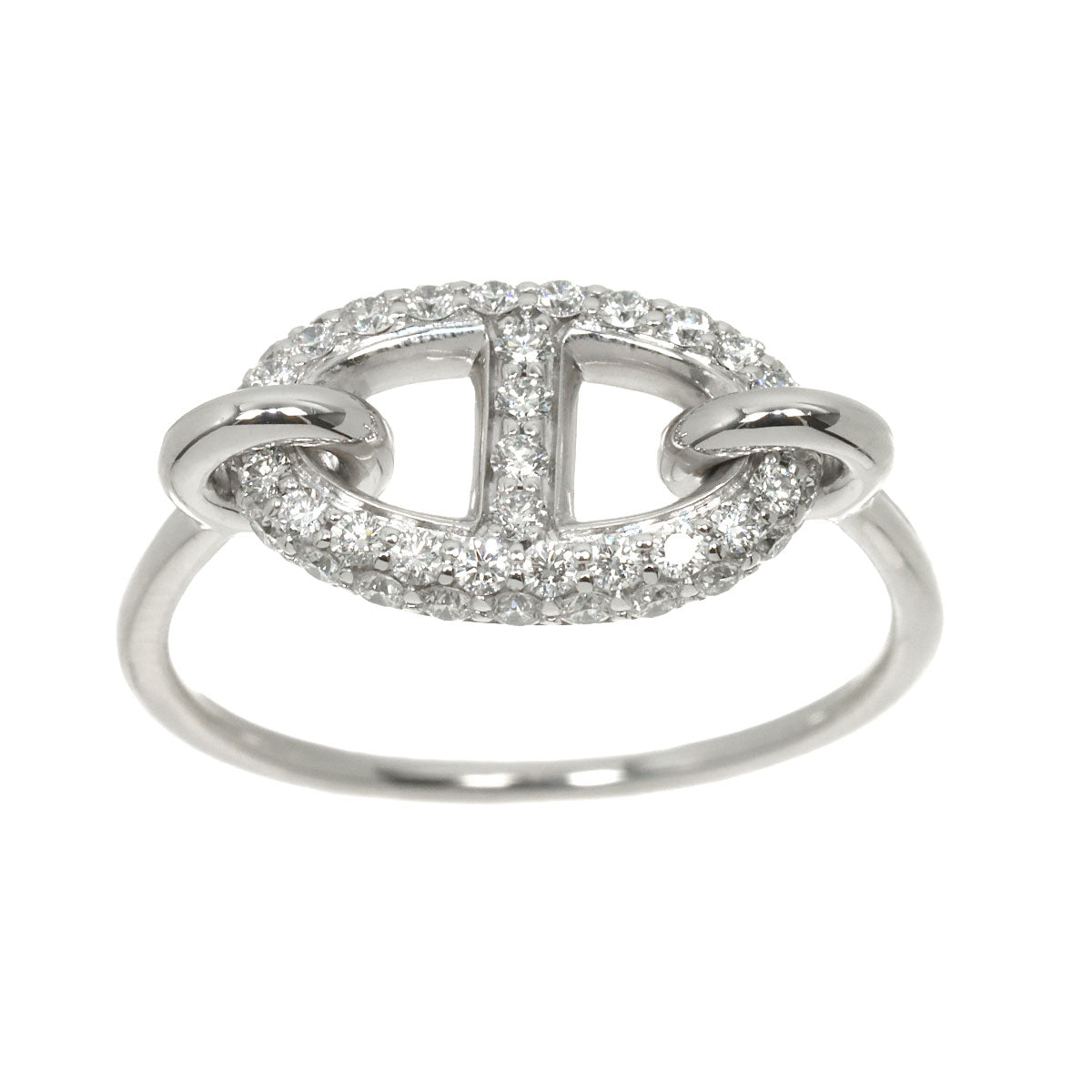 Farandole Diamond Ring 18K WG 750 Size53 6.25-6.5(US)