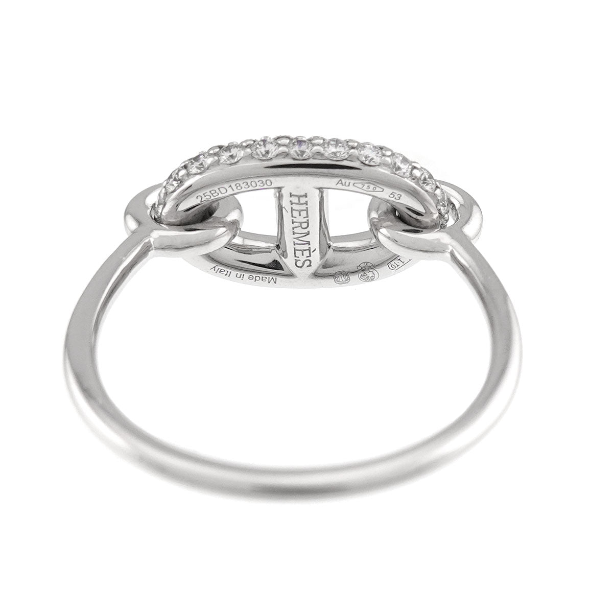 Farandole Diamond Ring 18K WG 750 Size53 6.25-6.5(US)