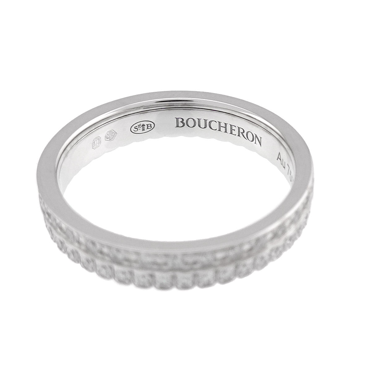 Quatre RADIANT Diamond Ring 18K WG 750 Size47 4(US)