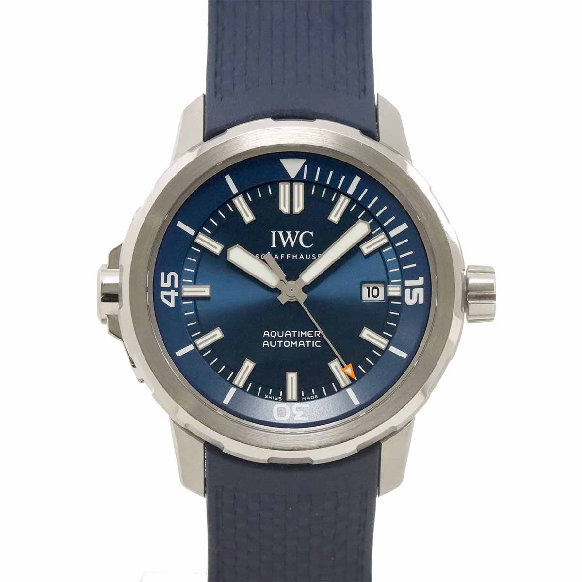 Aqua Timer IW328801 Automatic Date Blue Dial Mens Watch