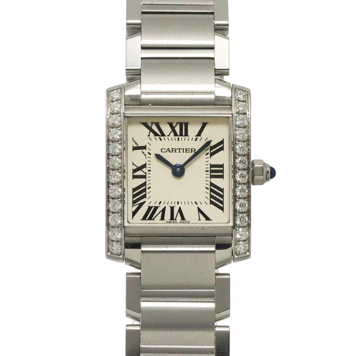 Tank Francaise SM W4TA0008 Diamond Bezel cream Dial Ladies