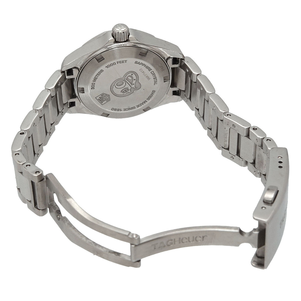 Aquaracer 300 WAY1413 Quartz 11P Diamond Date Ladies Watch