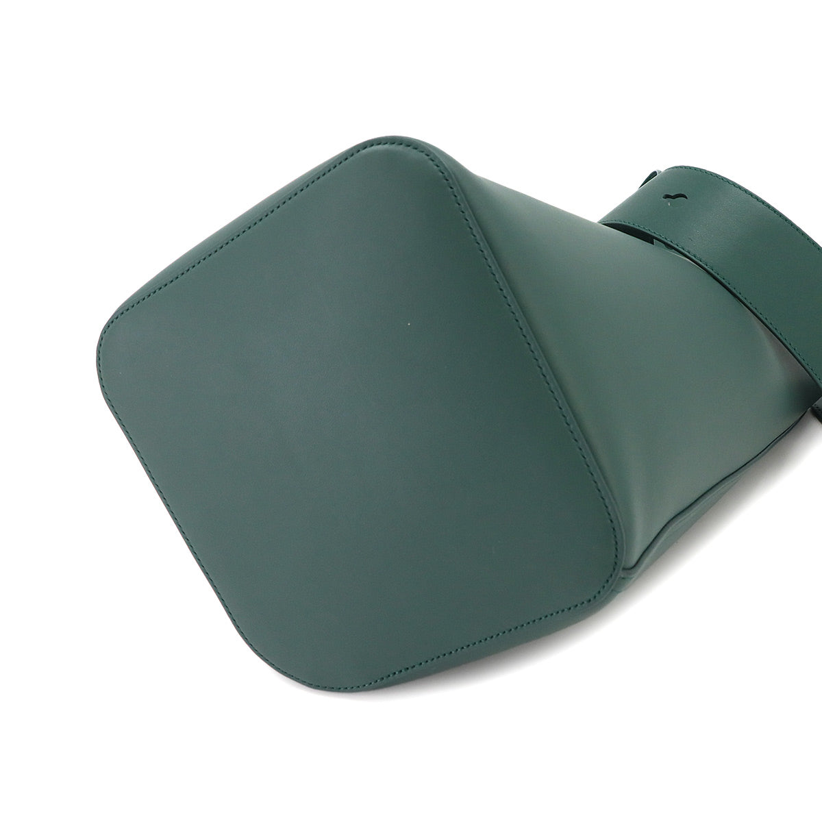 Pebble Bucket Bag Medium Shoulder Bag Leather Green