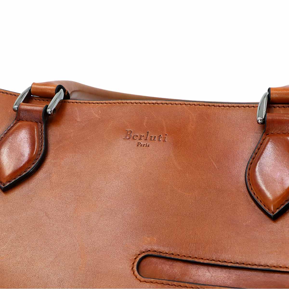 Calligraphy Toujours Tote Bag Venezia Leather Brown Purse