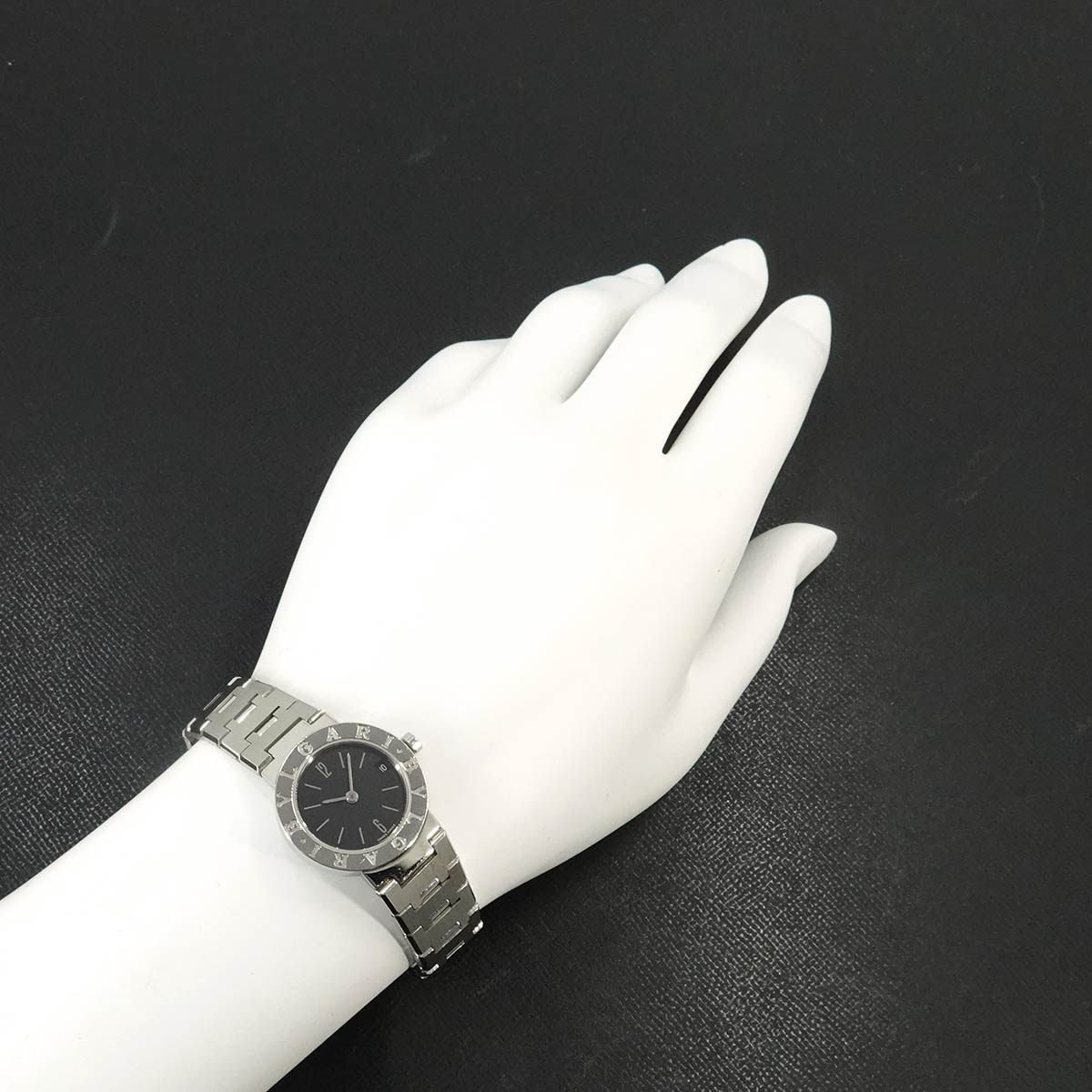 BVLGARIBVLGARI BB23SS Quartz Black Dial Ladies Watch