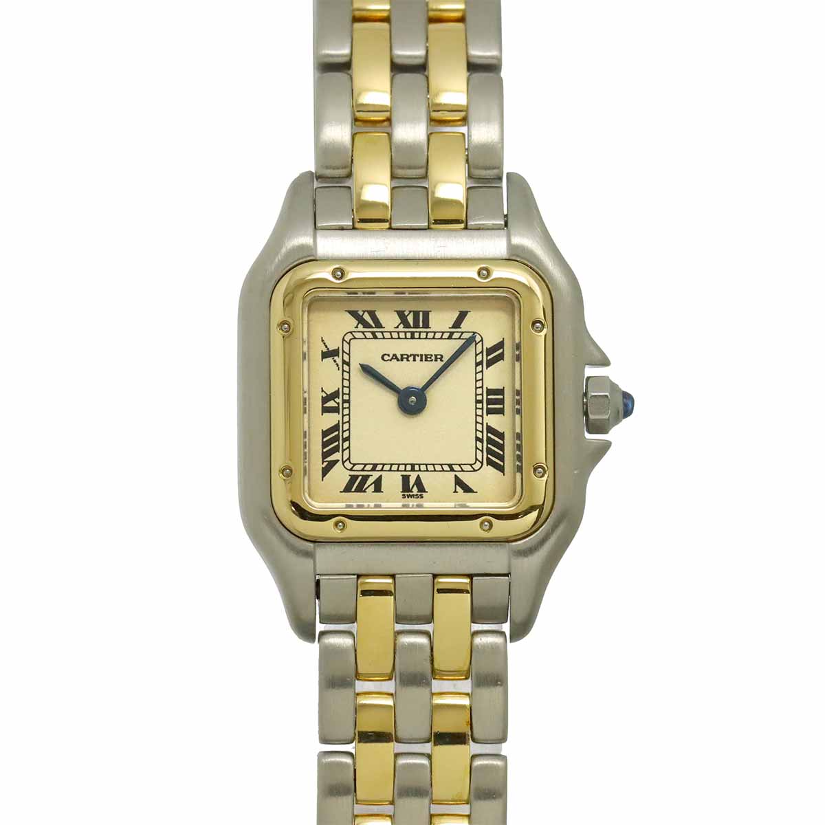 Panthere Two Row SM W25029B6 Quartz Cream Dial YG