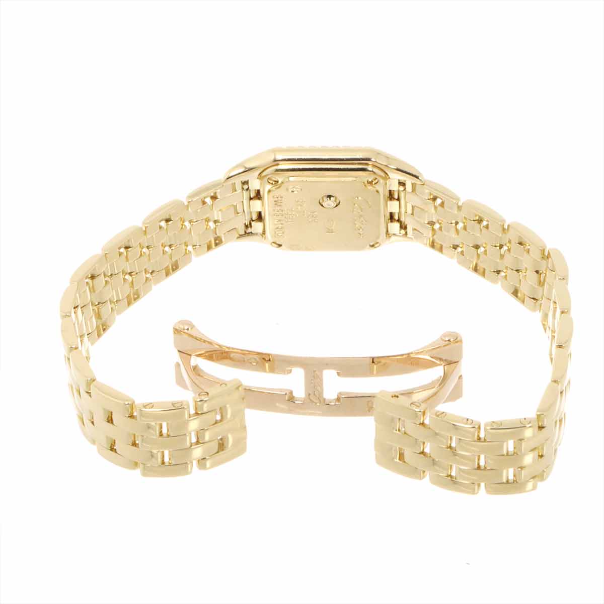 Mini Panthere WF3141B9 Bezel Diamond 750 YG Cream Dial Ladies