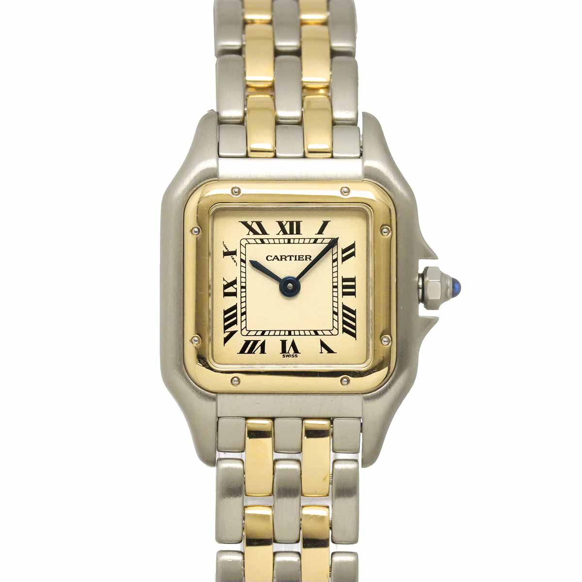 Panthere Two Row SM W25029B6 Quartz Cream Dial YG
