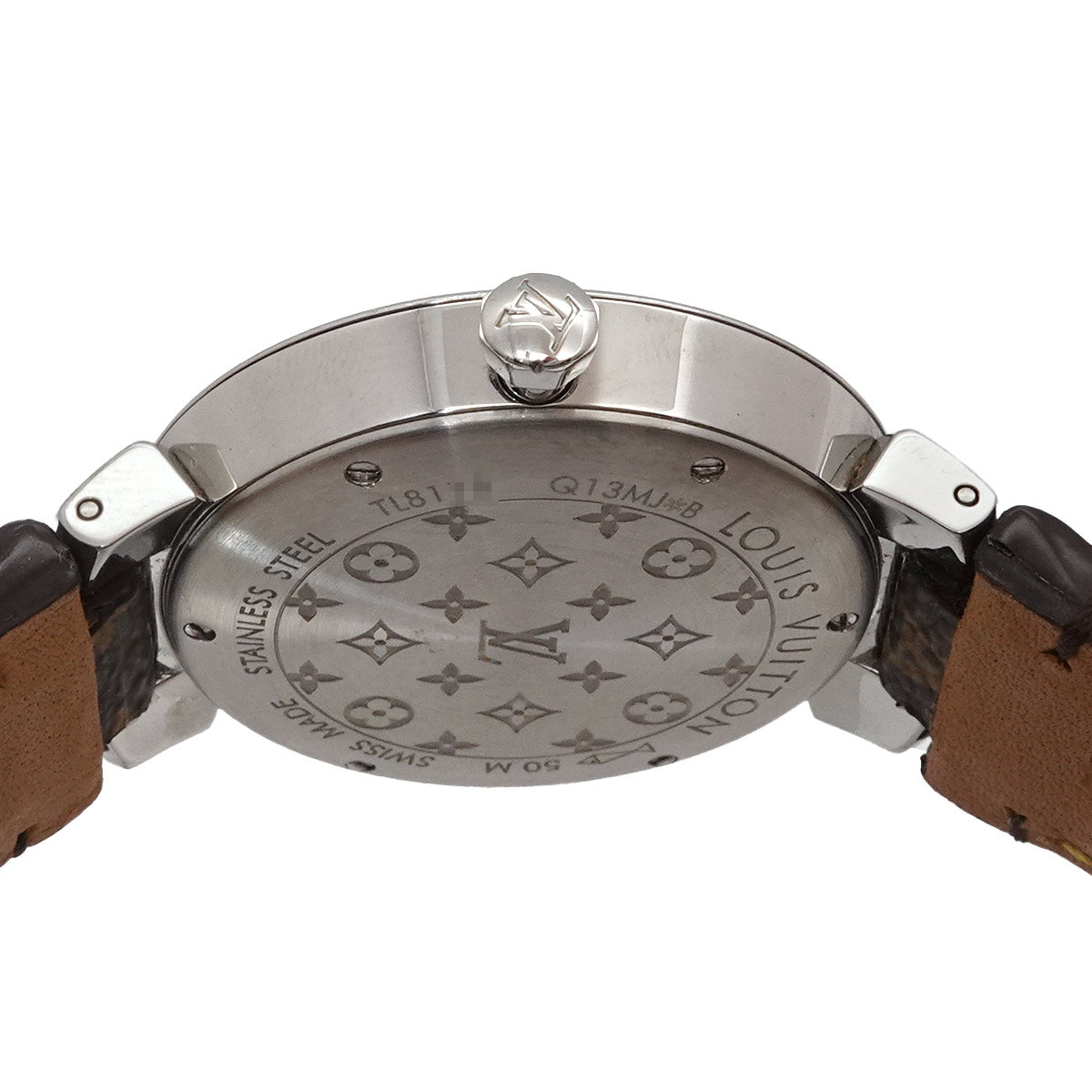 Tambour Monogram Q13MJ 8P Diamond Ladies watch