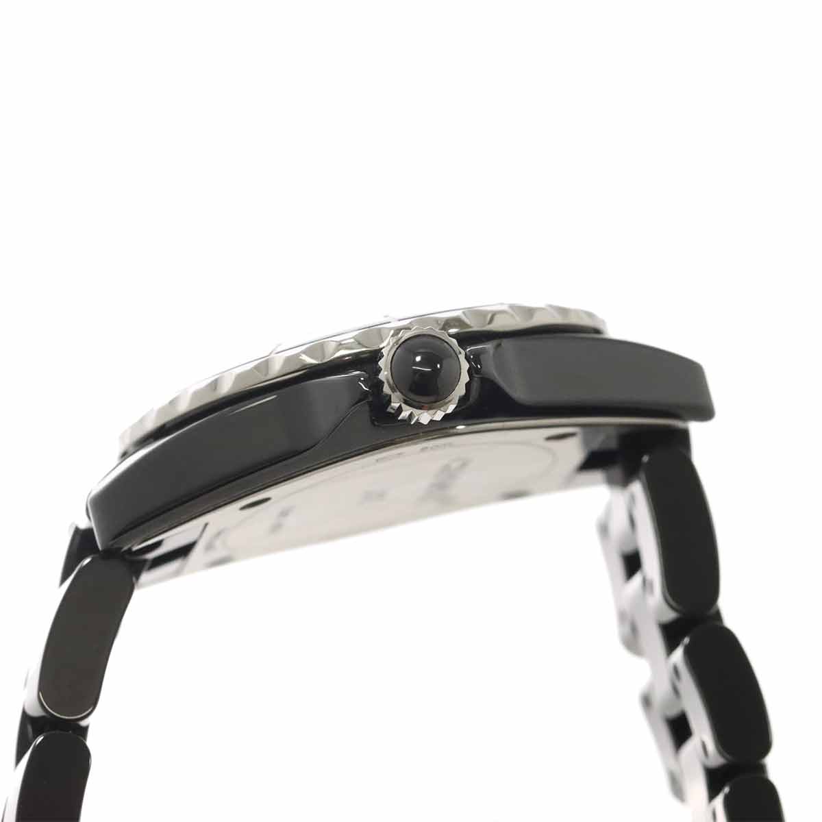 J12 29mm H2569 8P Diamond Quartz Black Dial Ladies Watch