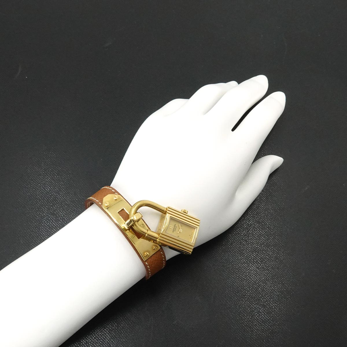 Kelly Watches Quartz Gold Dial Vintage Cadena Ladies Watch