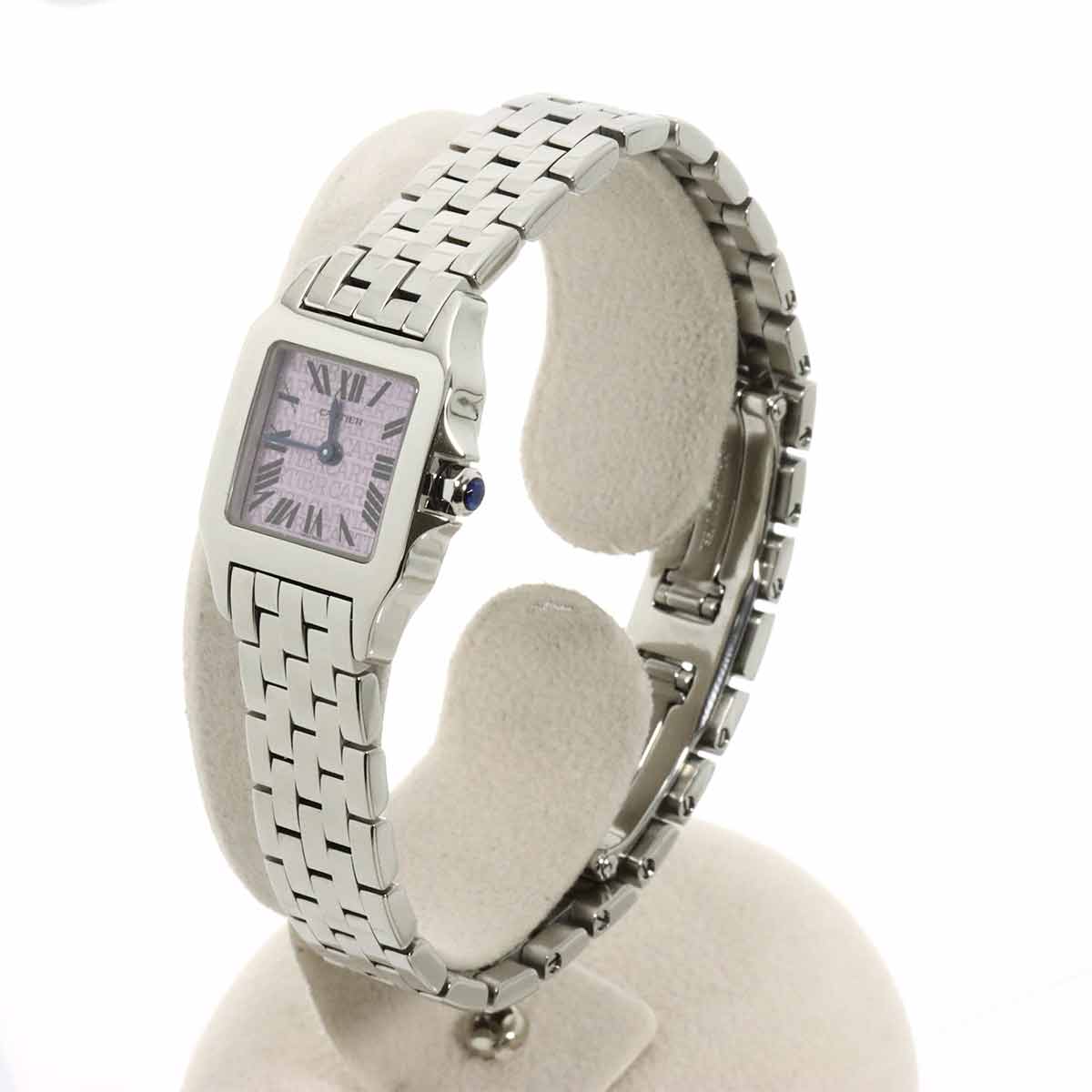 Santos Demoiselle SM W2510002 Quartz Purple Dial Ladies