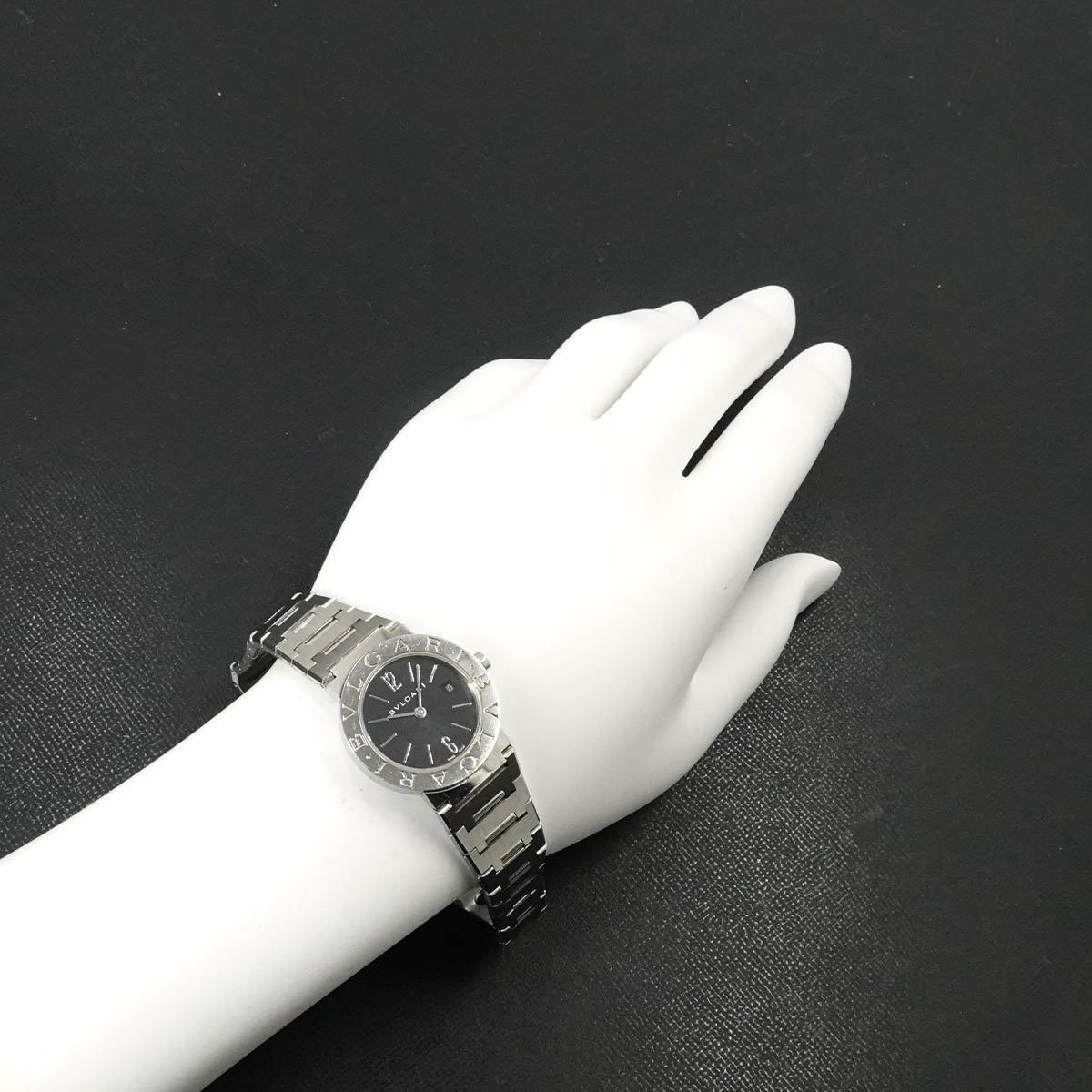 BVLGARIBVLGARI BB26SS Quartz Black Dial Ladies Watch