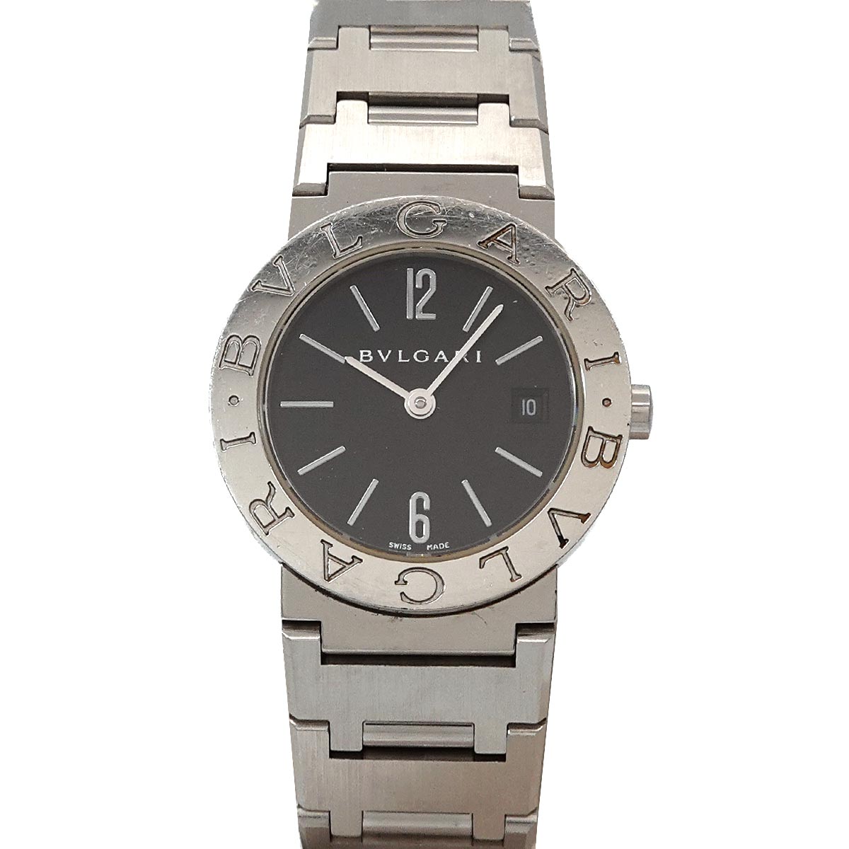 BVLGARIBVLGARI BB26SS Quartz Black Dial Ladies Watch