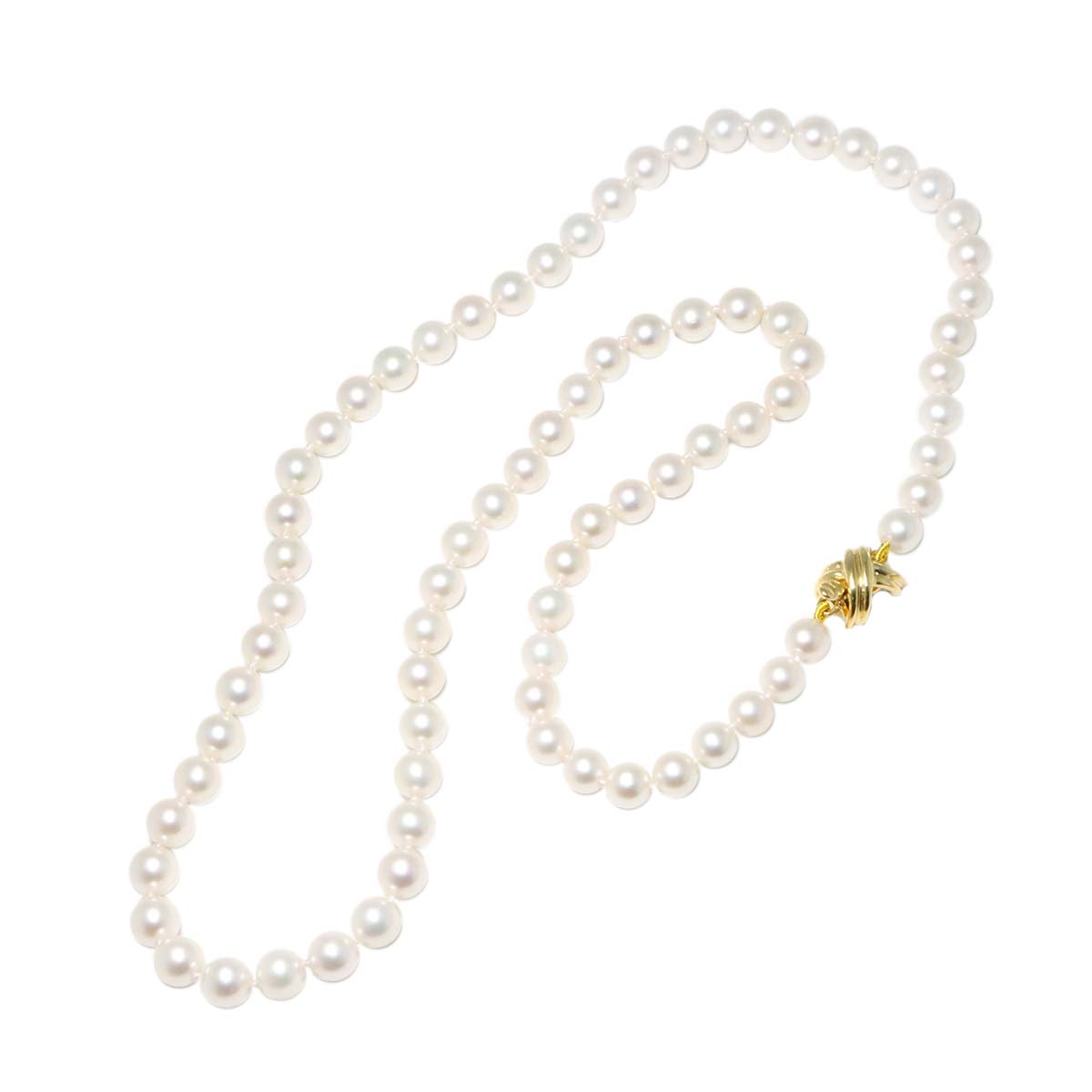 Signature Akoya Pearl Necklace 18K YG 750