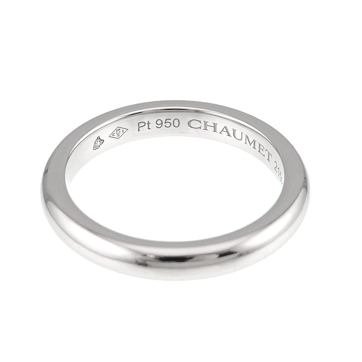 Eternelles Diamond 1P Ring Pt size52 6(US)