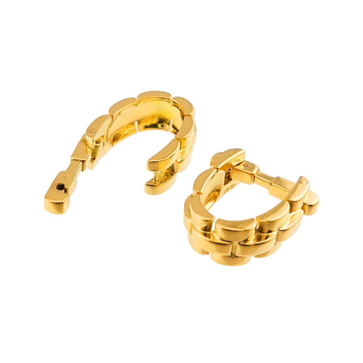 Panthere Cuff links 18K Yellow Gold 750
