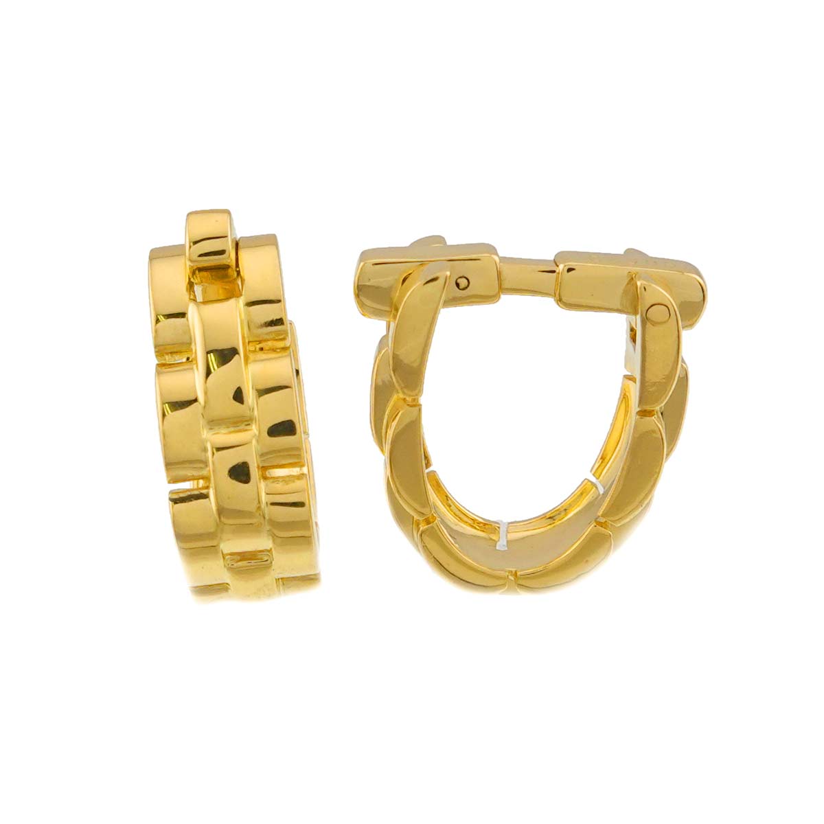 Panthere Cuff links 18K Yellow Gold 750