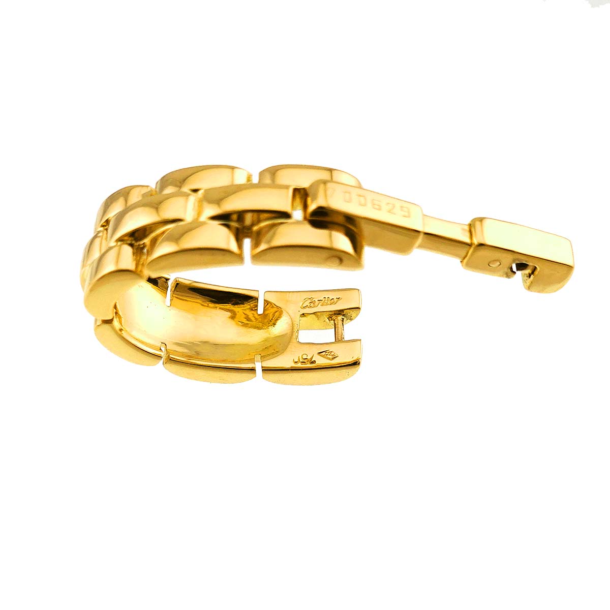 Panthere Cuff links 18K Yellow Gold 750