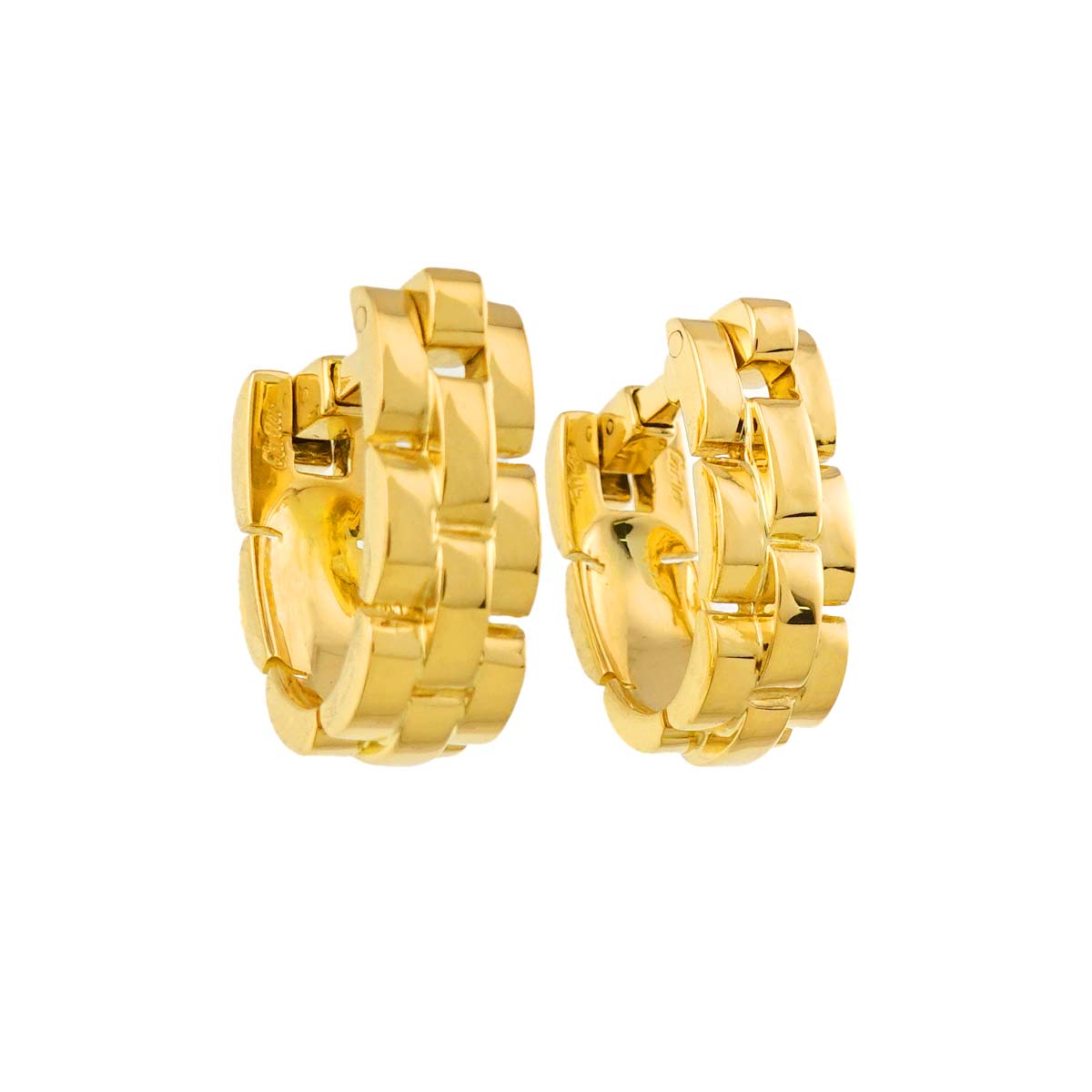 Panthere Cuff links 18K Yellow Gold 750