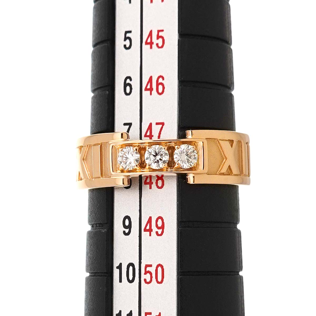 Atlas Ring Diamond 18K PG Pink Gold 750 Size4(US)