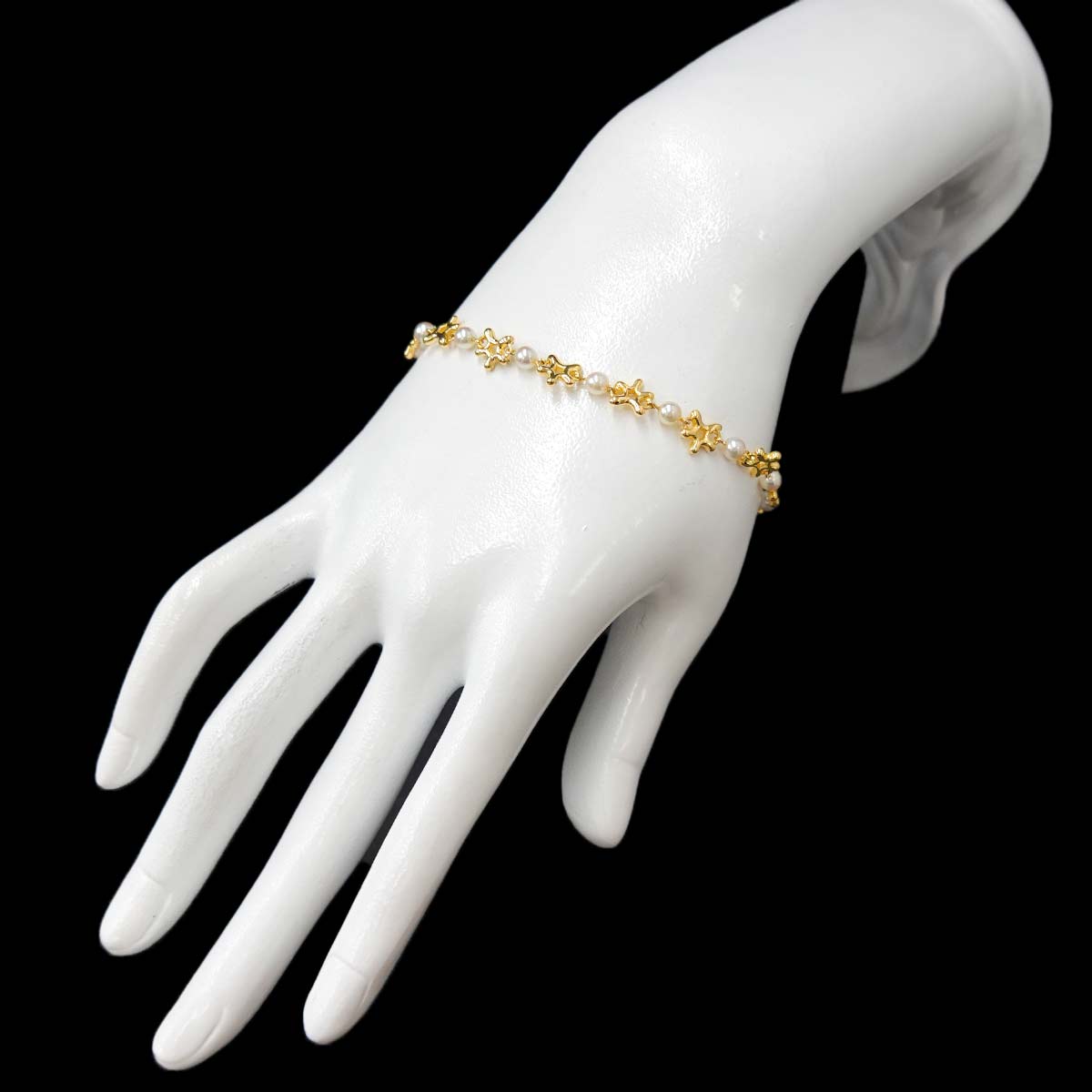 Baby Pearl 3.8mm Bracelet 18K Yellow Gold 750