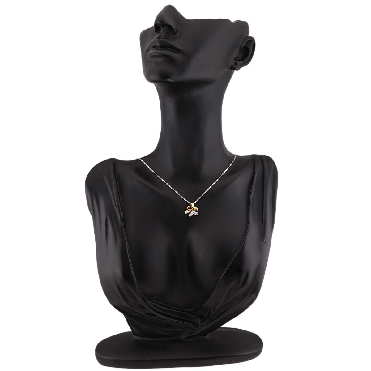 Daimond 0.05ct Necklace 18K YG PG WG 750