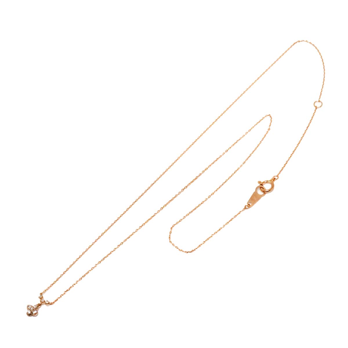Diamond Necklace 18K PG 750