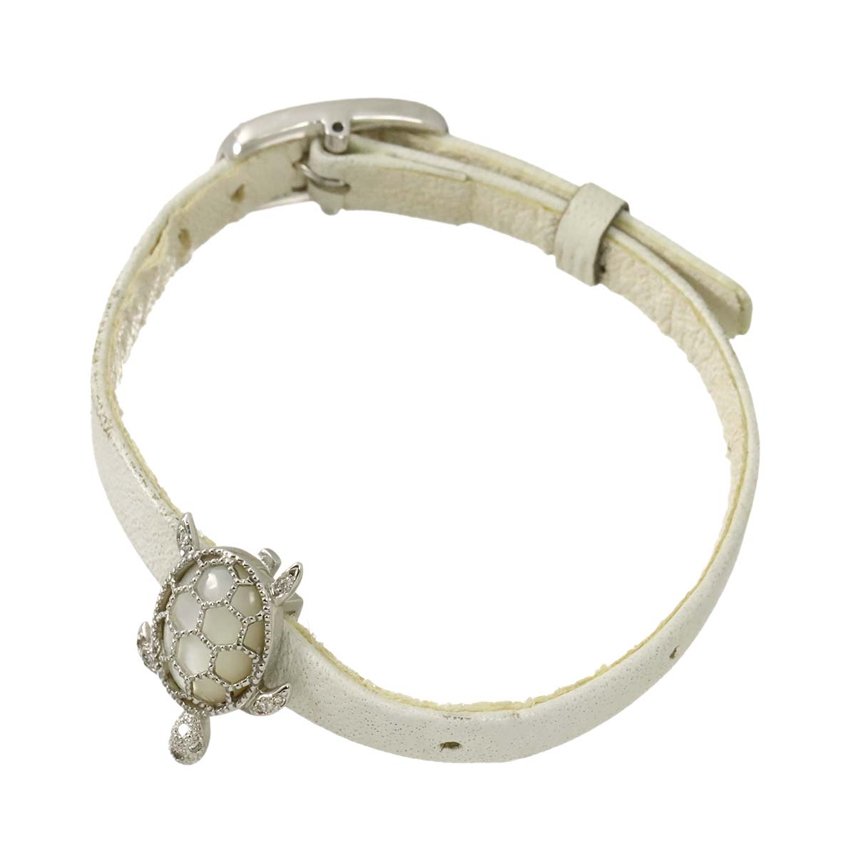 MOP Diamond 0.05ct Bracelet 18K White Gold 750 SV
