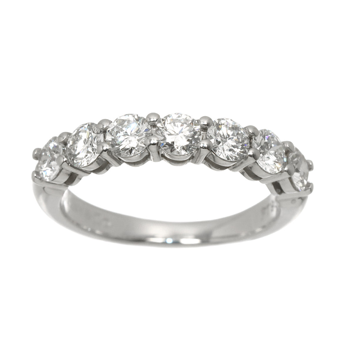 Half Diamond Ring Platinum size5-5.25(US)