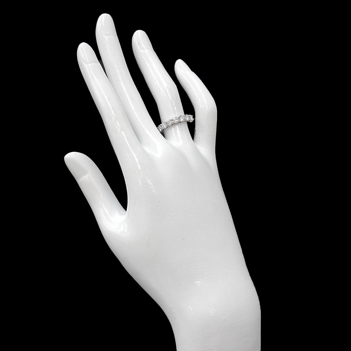 Half Diamond Ring Platinum size5-5.25(US)