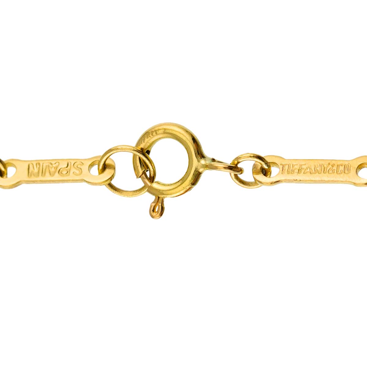 Open Heart Necklace 18K Yellow Gold 750