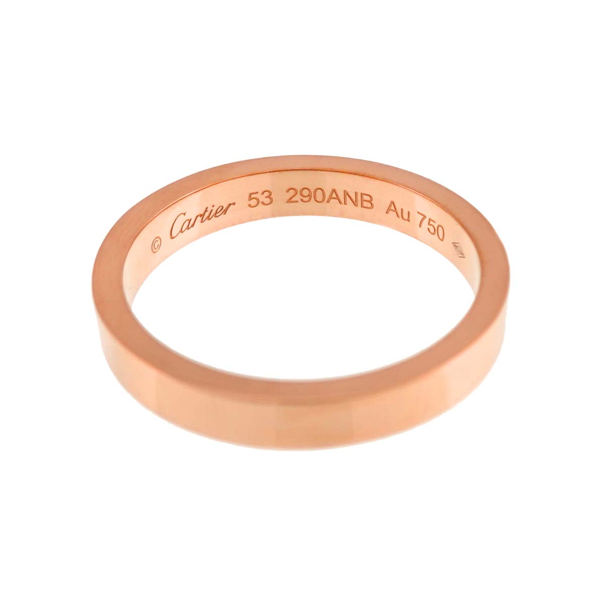 C de Ring 18K Pink Gold 750 Size53 6-6.25(US)