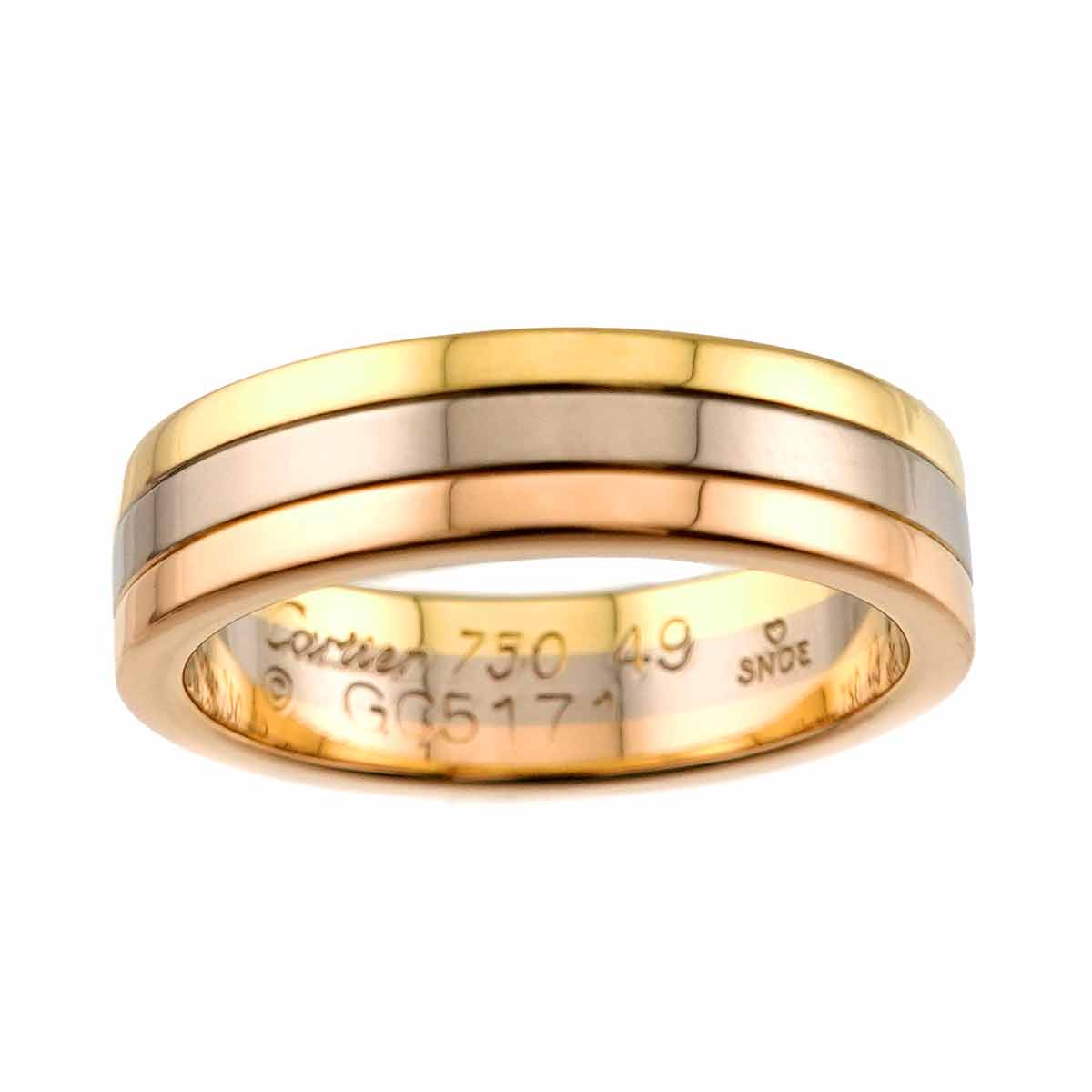Vendome Ring 18K YG WG PG 750 size49 4.75-5(US)