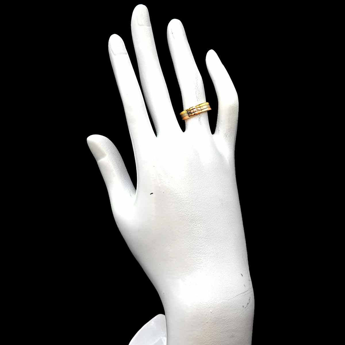 Vendome Ring 18K YG WG PG 750 size49 4.75-5(US)