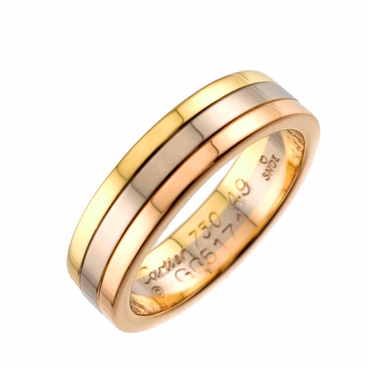 Vendome Ring 18K YG WG PG 750 size49 4.75-5(US)