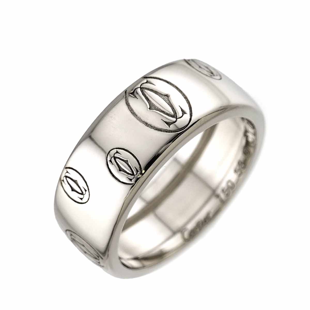 Happy Birthday LM Ring 18K WG 750 Size58 8-8.25(US)